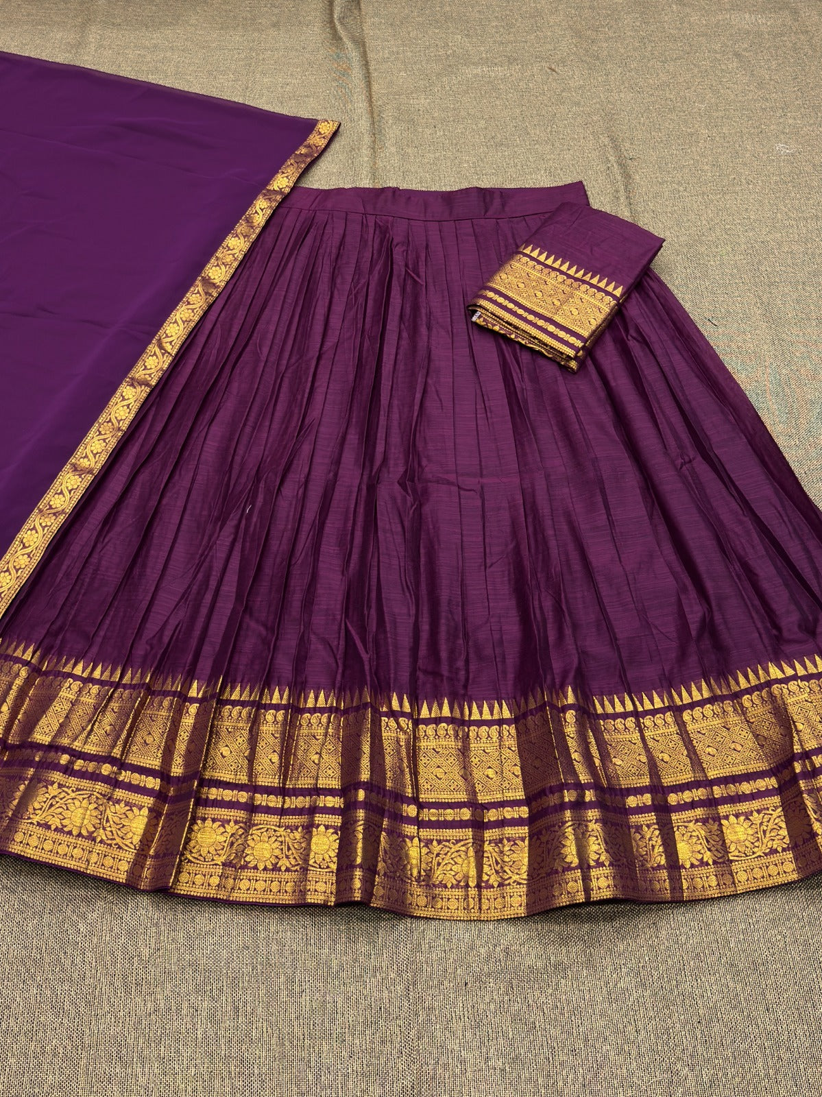 Chettinad style half sarees