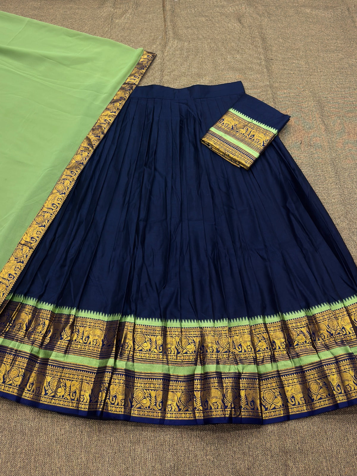Chettinad style half sarees
