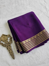 Mysore silk big boarder saree