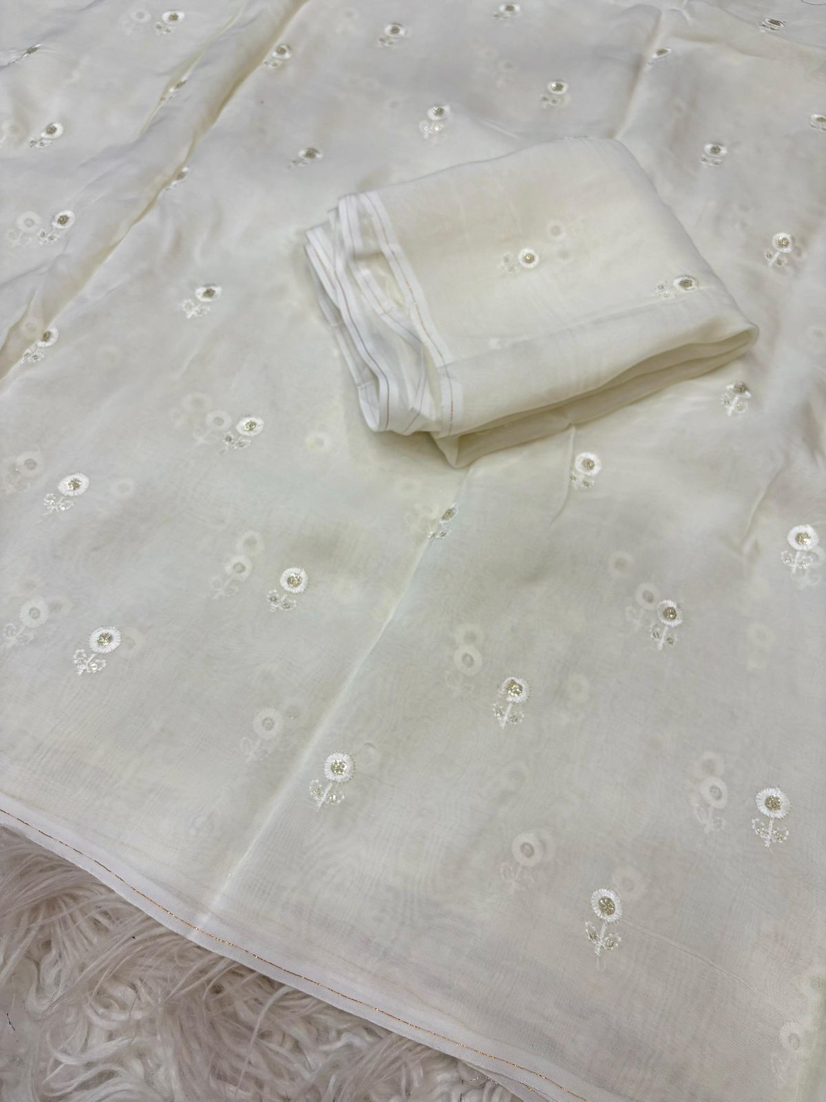 Viscose Organza saree