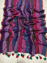 Mul Cotton 120 count Rainbow saree