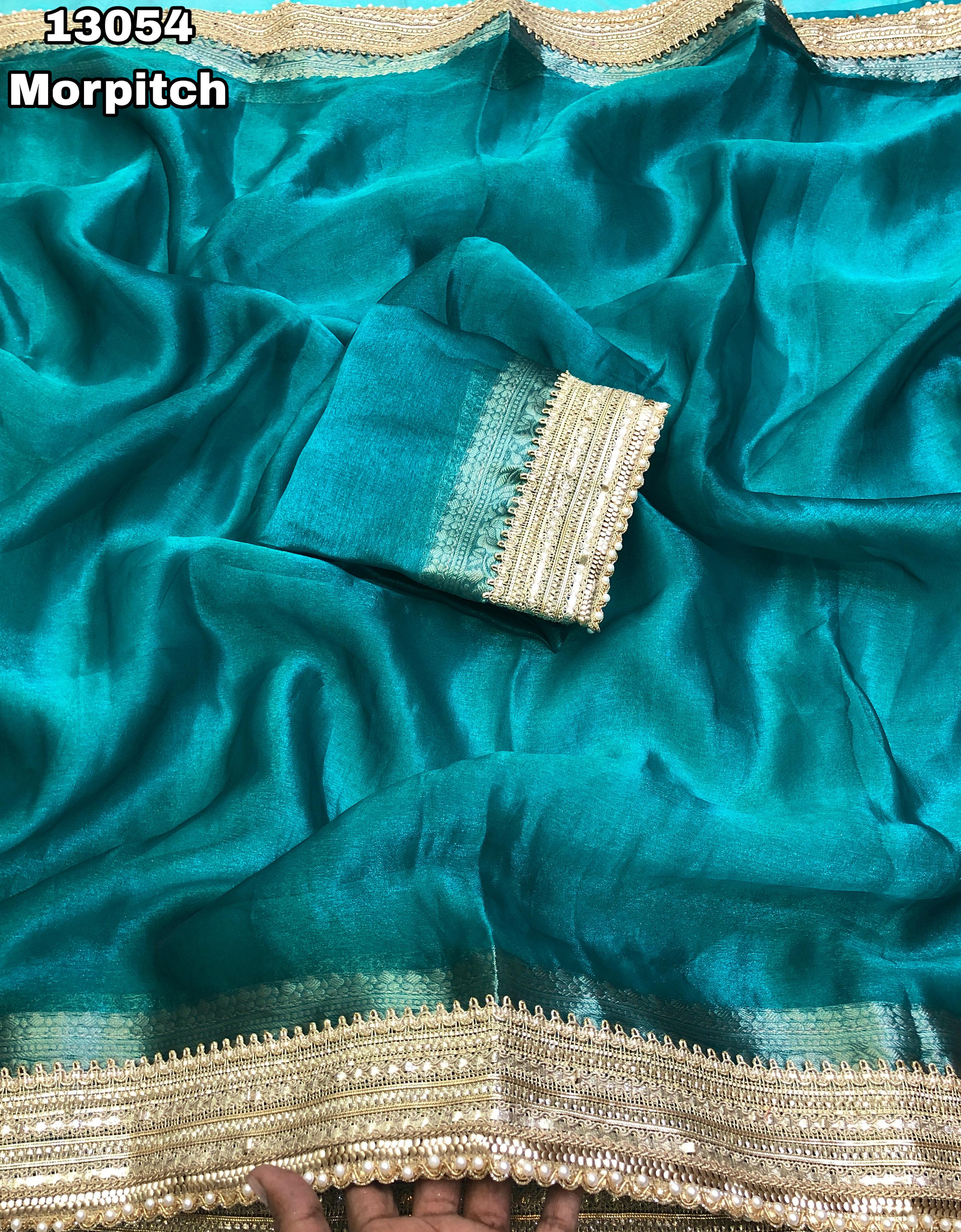 Banarasi Premium glass Tissue Silk saree