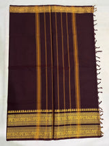 Chettinadu Pure Cotton kanchi zari Saree