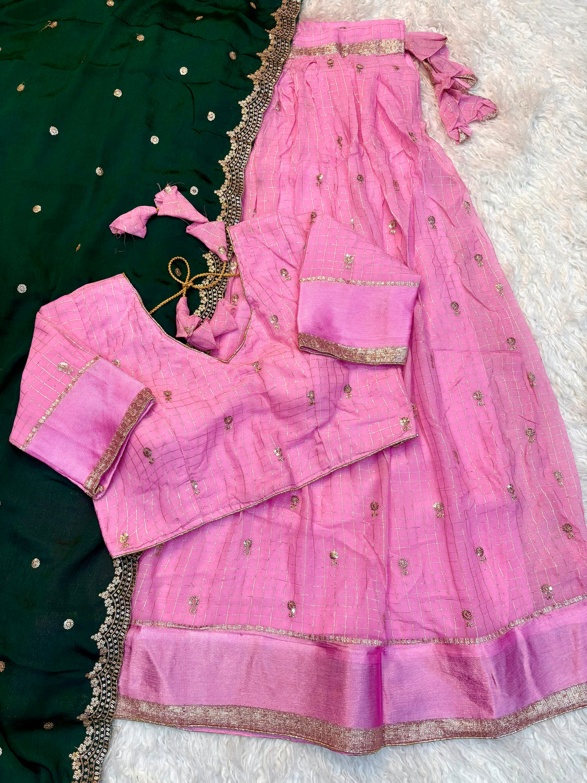 Surabhi fully stitched lehanga choli/ halfsaree