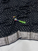 Pure Viscose georgette saree