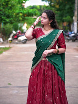Surabhi fully stitched lehanga choli/ halfsaree