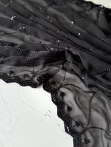 Machine work georgette saree