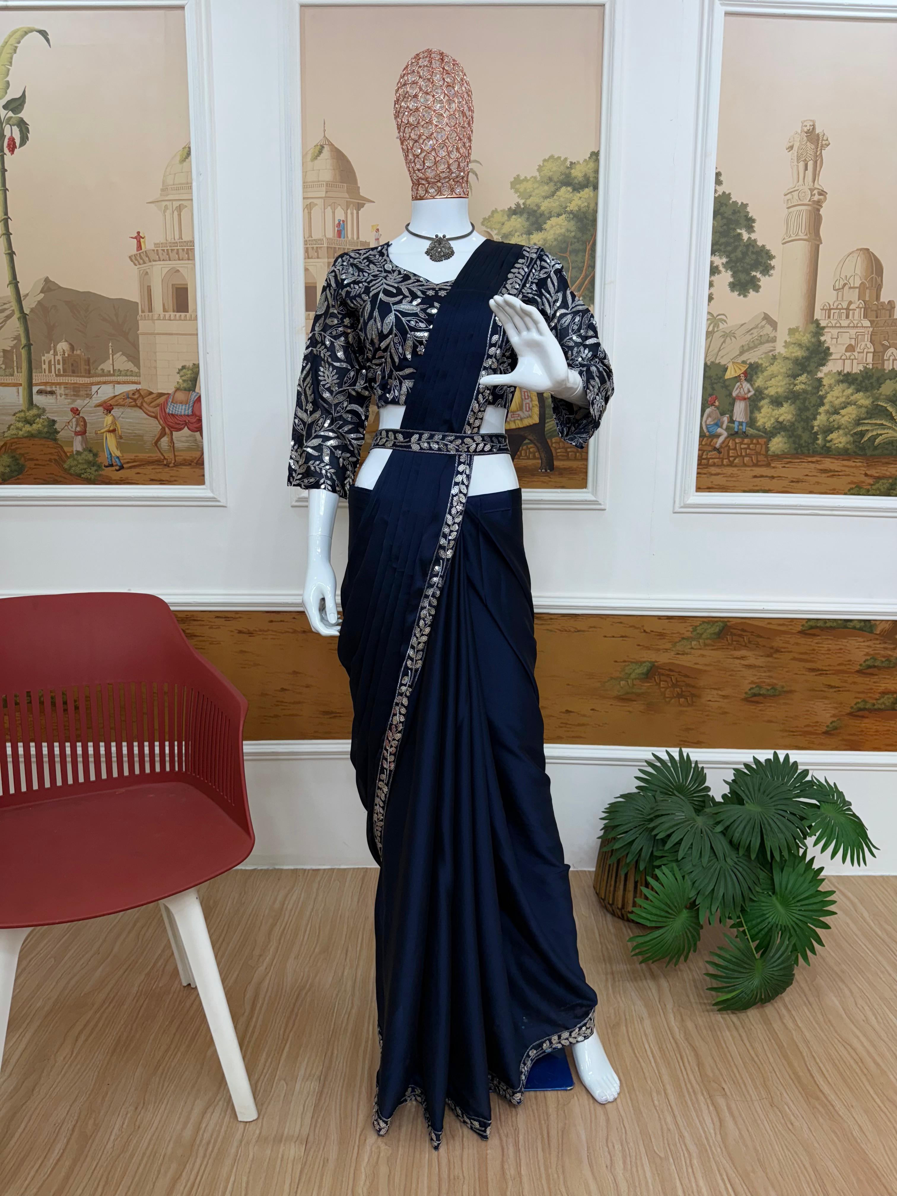Ready to wear one minute saree