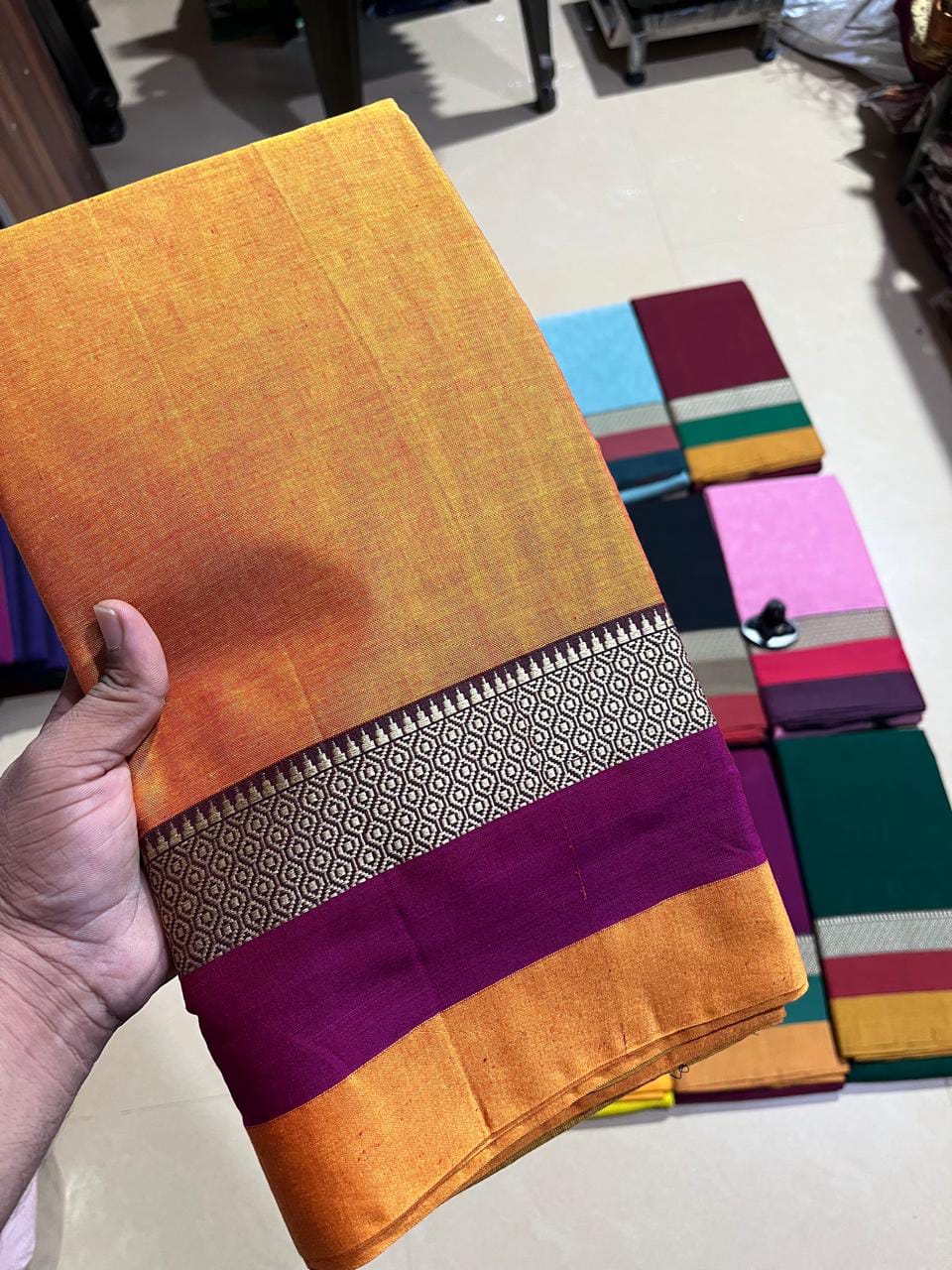 Narayanpeta cotton maharani boarder saree