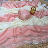 Cotton candy space silk saree