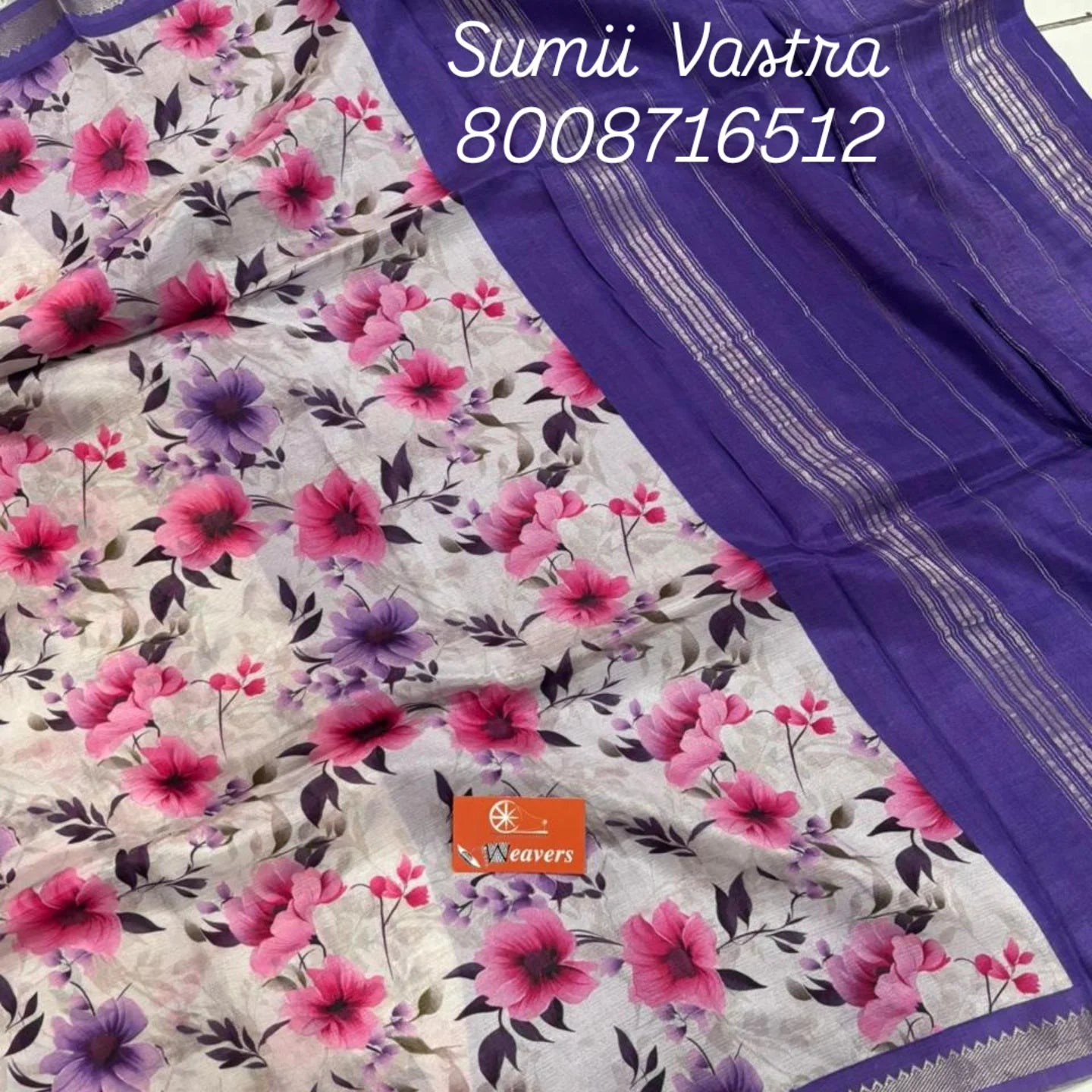 Pure Mangalagiri pattu Digital print sarees