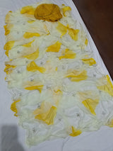 Chiffon butties shibori dye saree