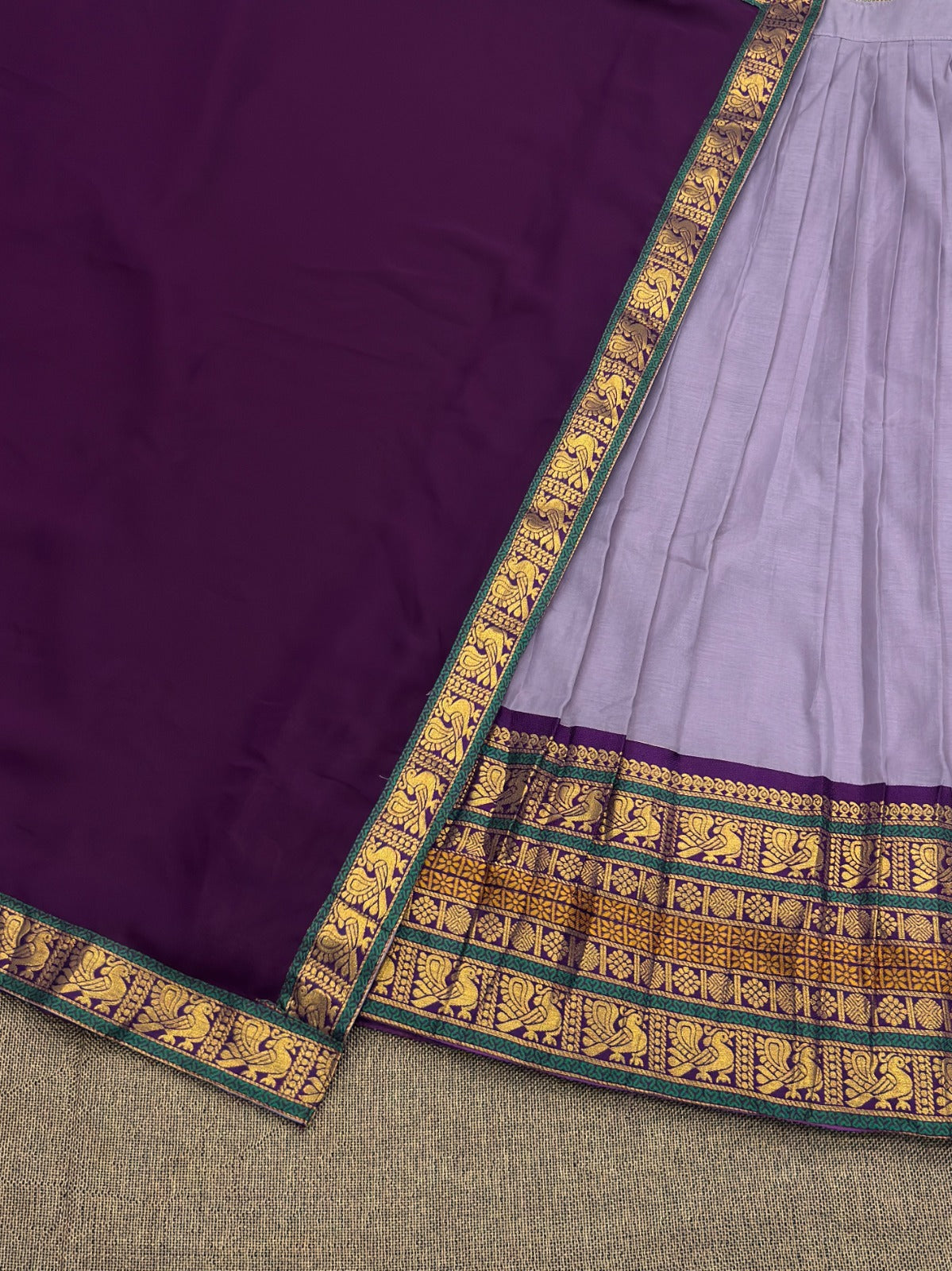 Chettinad style half sarees