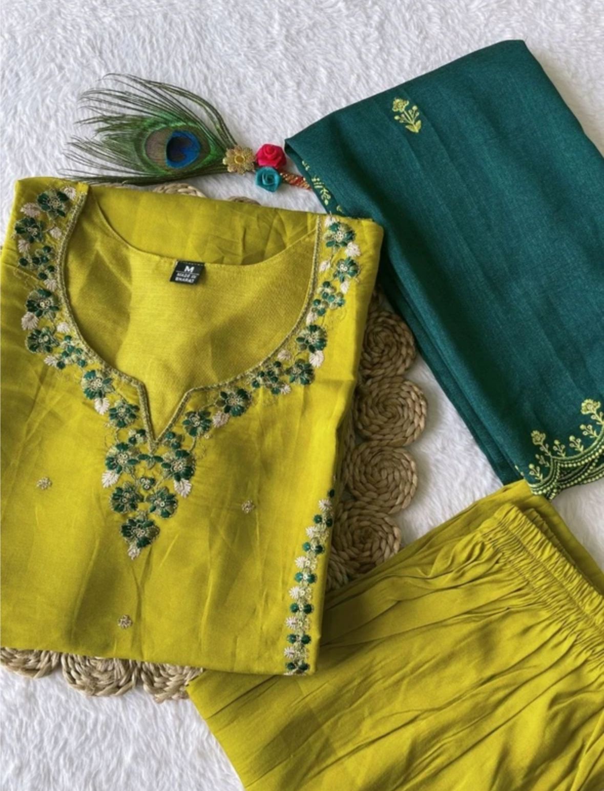 Designer 3pc kurti set