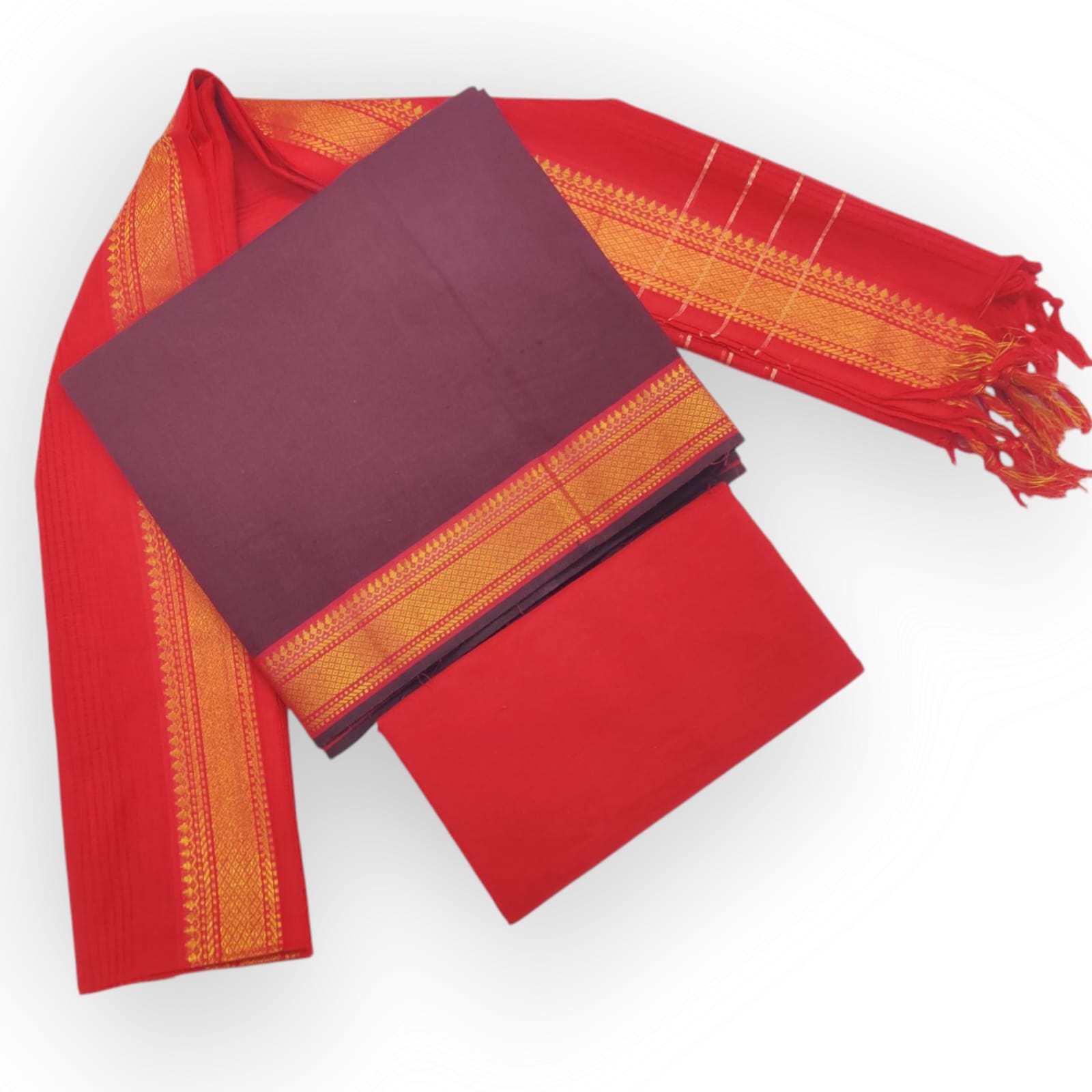 Mangalagiri pure cotton Handloom dress materials