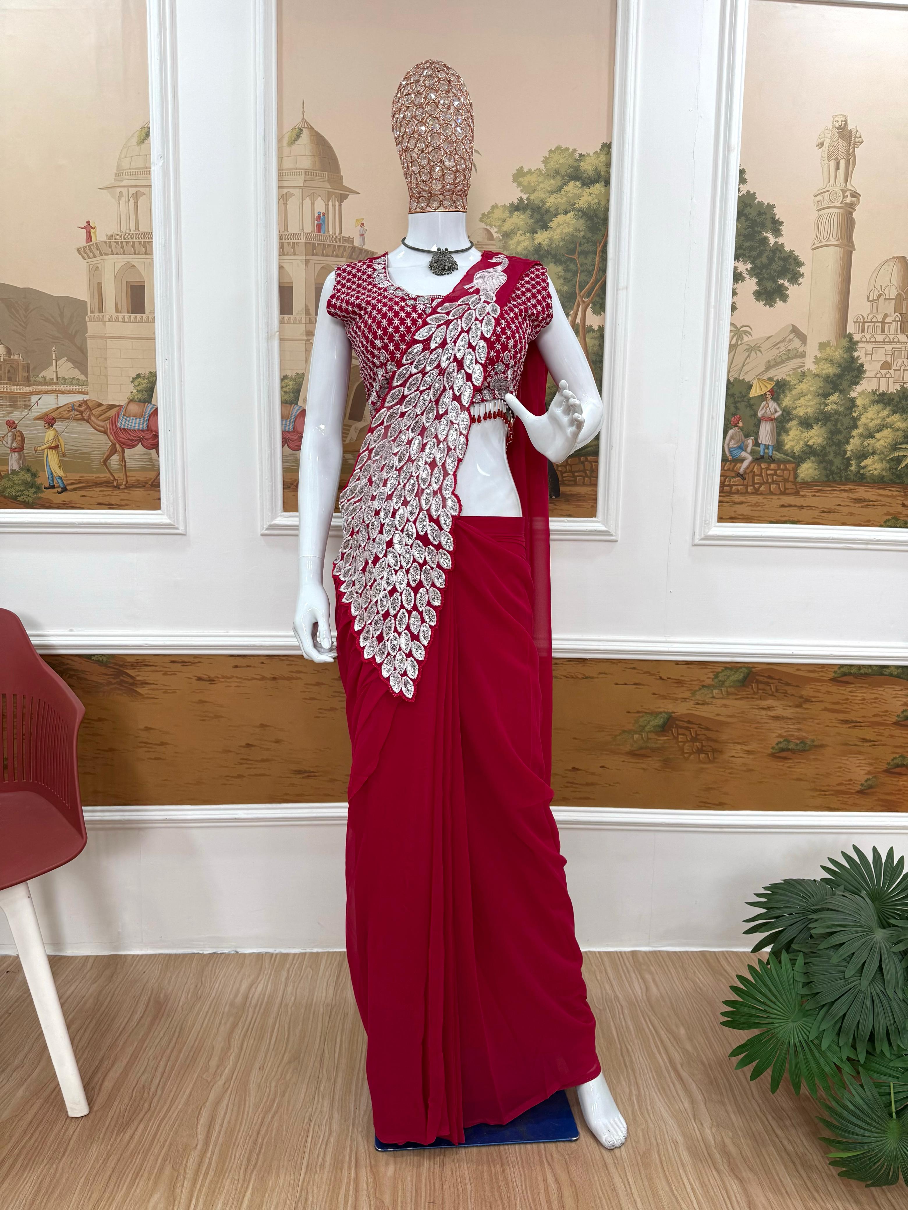 Designer Ready to wear saree
