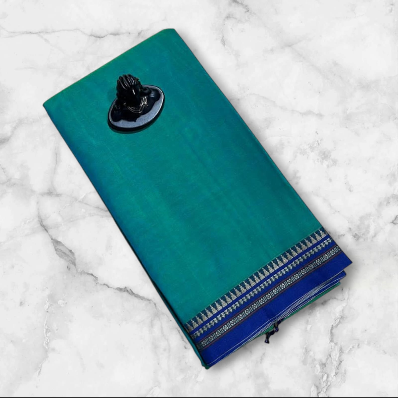 Narayanpeta Nizam boarder mercerised cotton saree