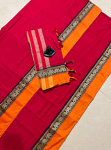 Narayanpeta Elephant Big boarder dress material