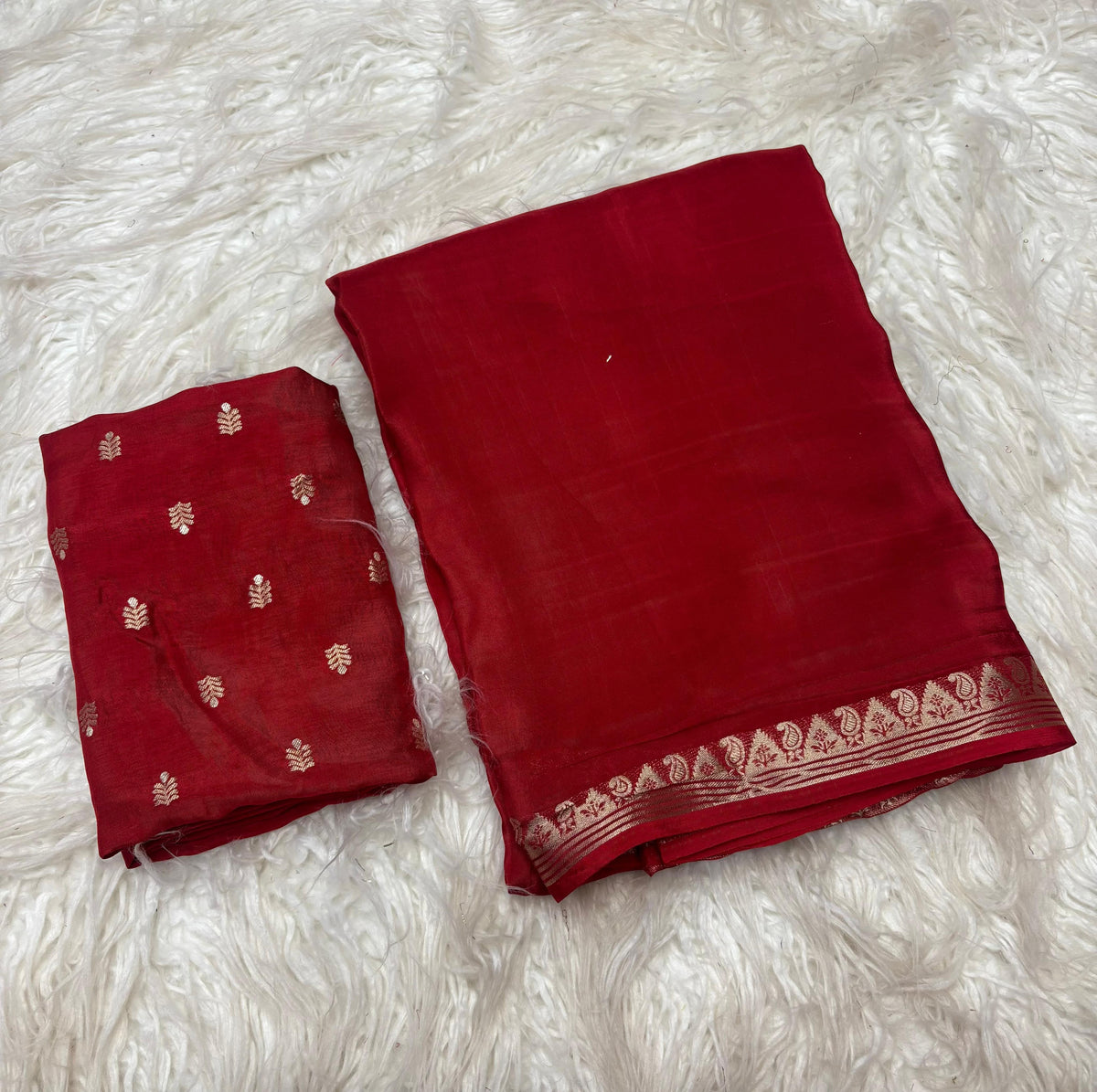 Viscose chinnon soft saree
