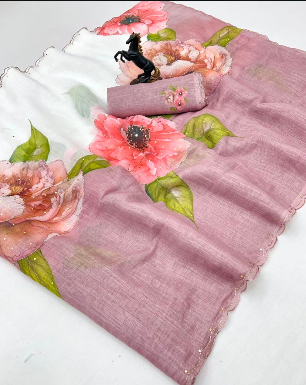 Anupama- Lenin cotton katli work saree