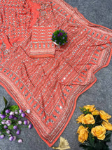 Budget range kareena kapoor inspired ajrak saree