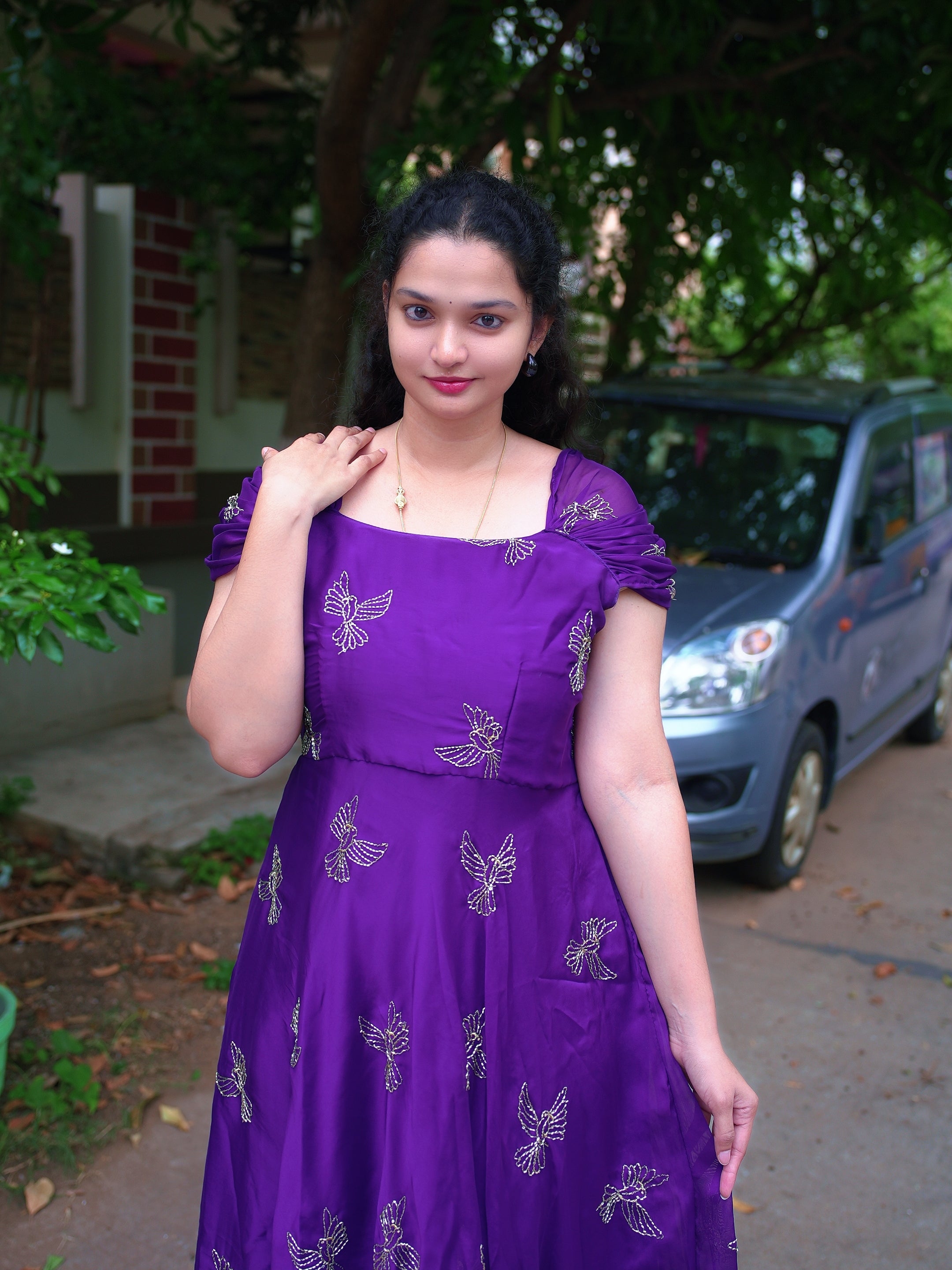 Rangoli georgette maxi gowns