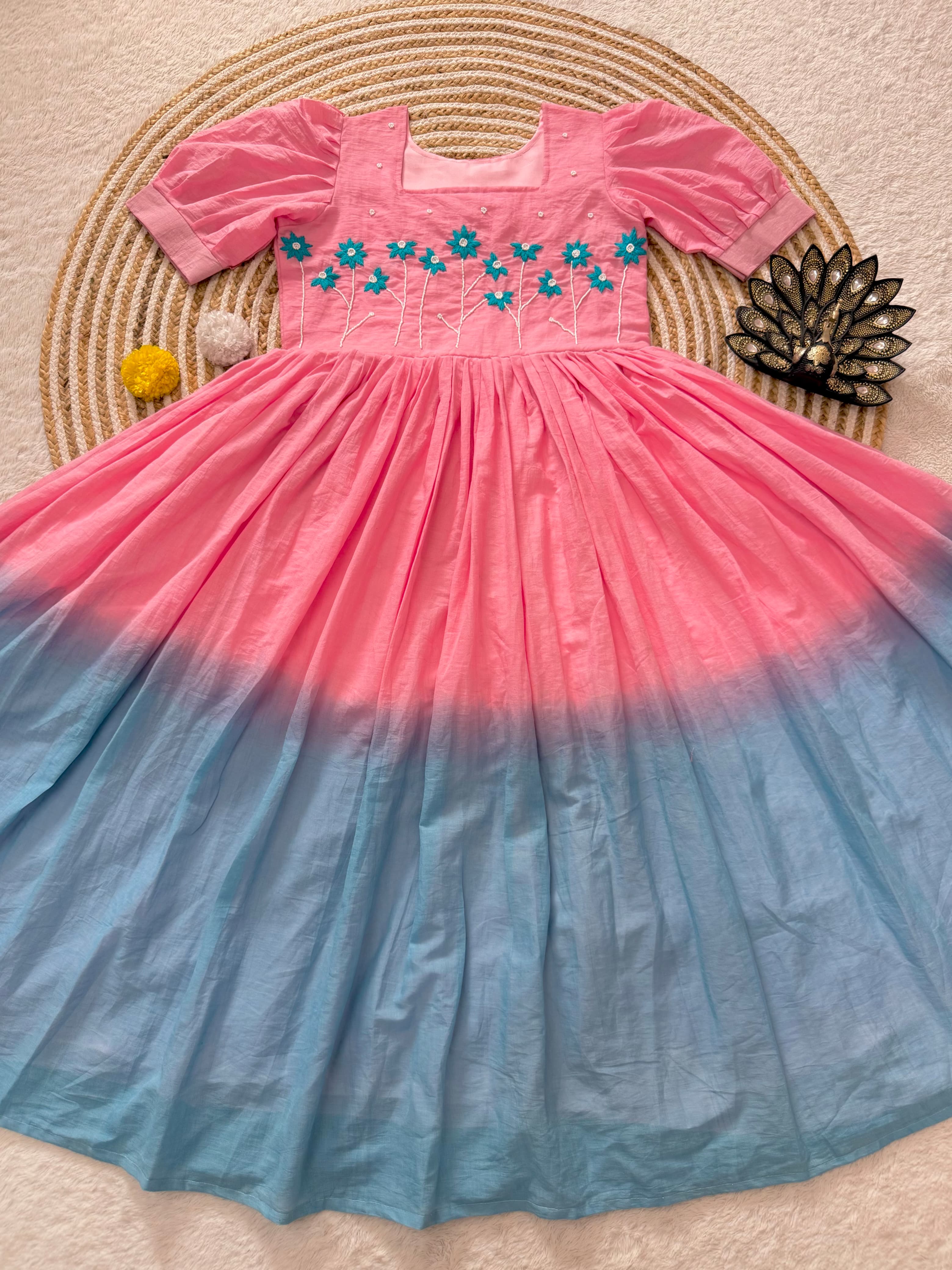 Mul cotton comfortable gown
