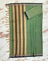 Narayanpeta Handloom Rudraksha boarder Dress material