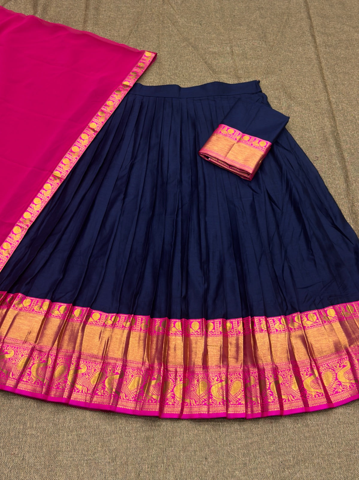 Chettinad style half sarees