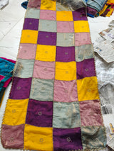 Luxe Designer Space silk Handwork multi colour saree