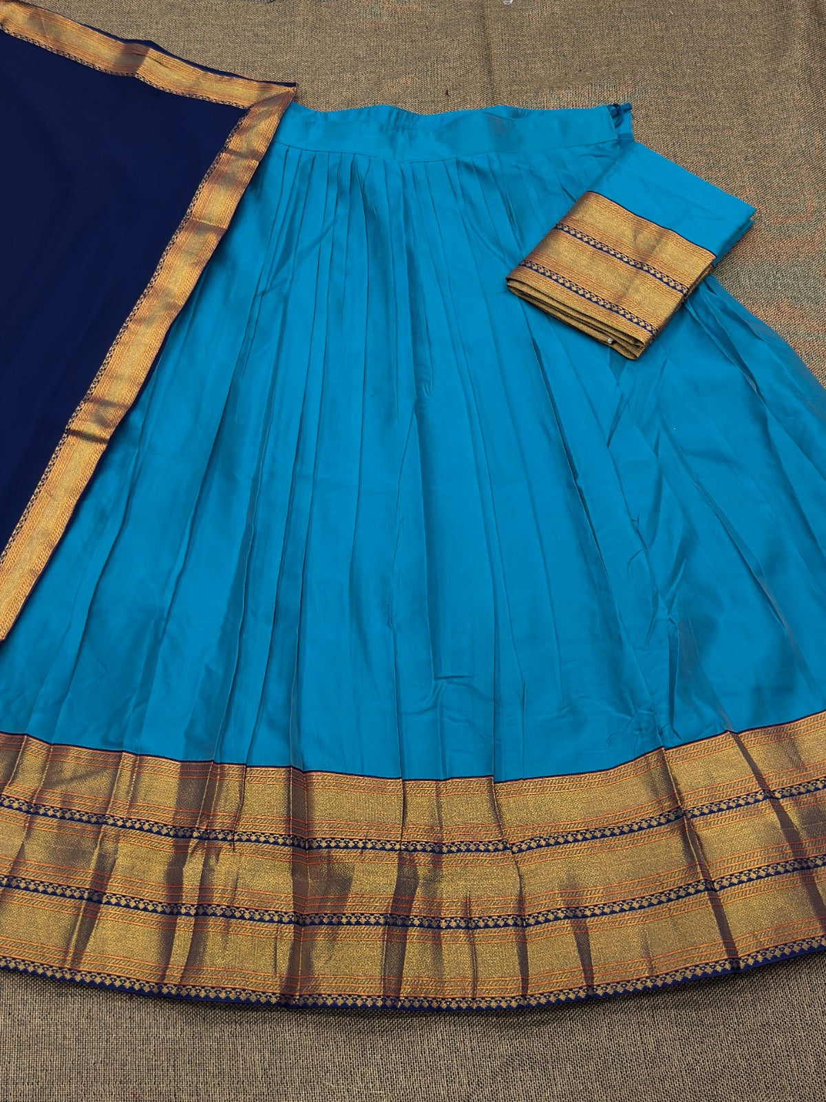 Chettinad style half sarees