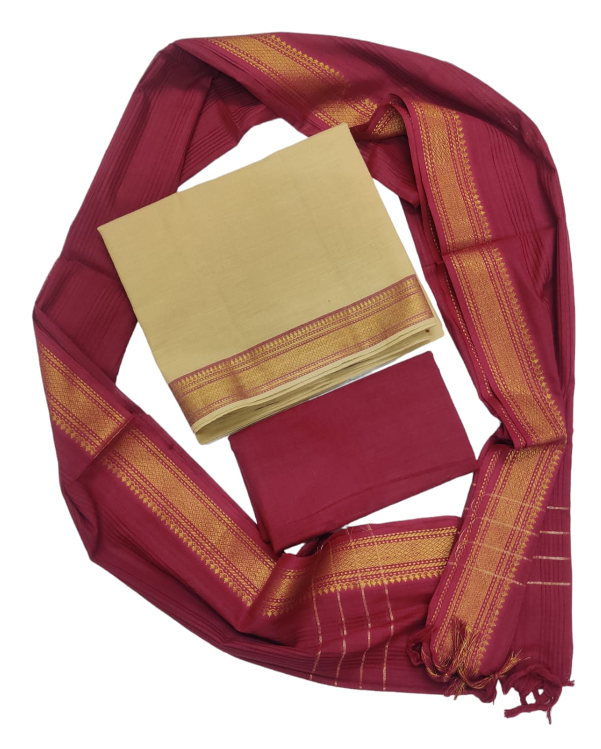 Mangalagiri pure cotton Handloom dress materials