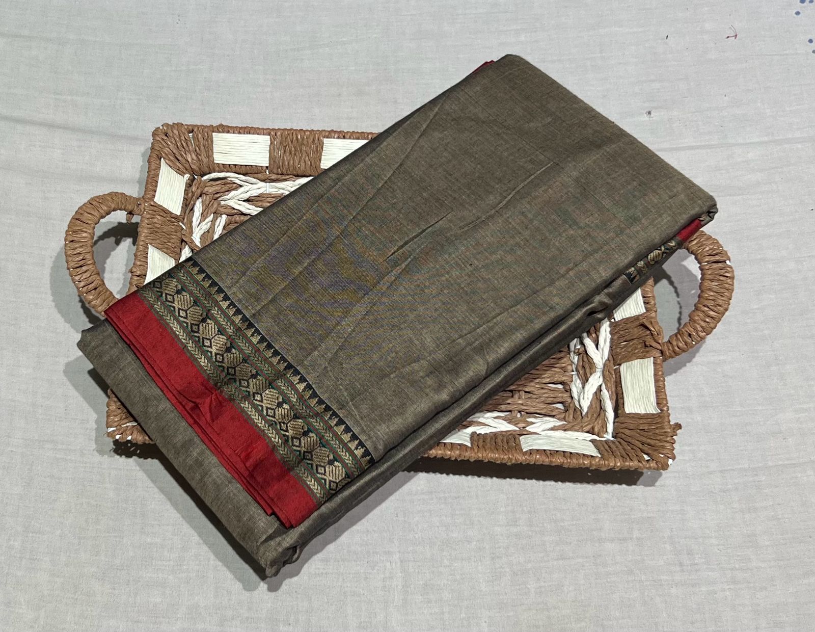 Narayanpeta mango cashew boarder saree