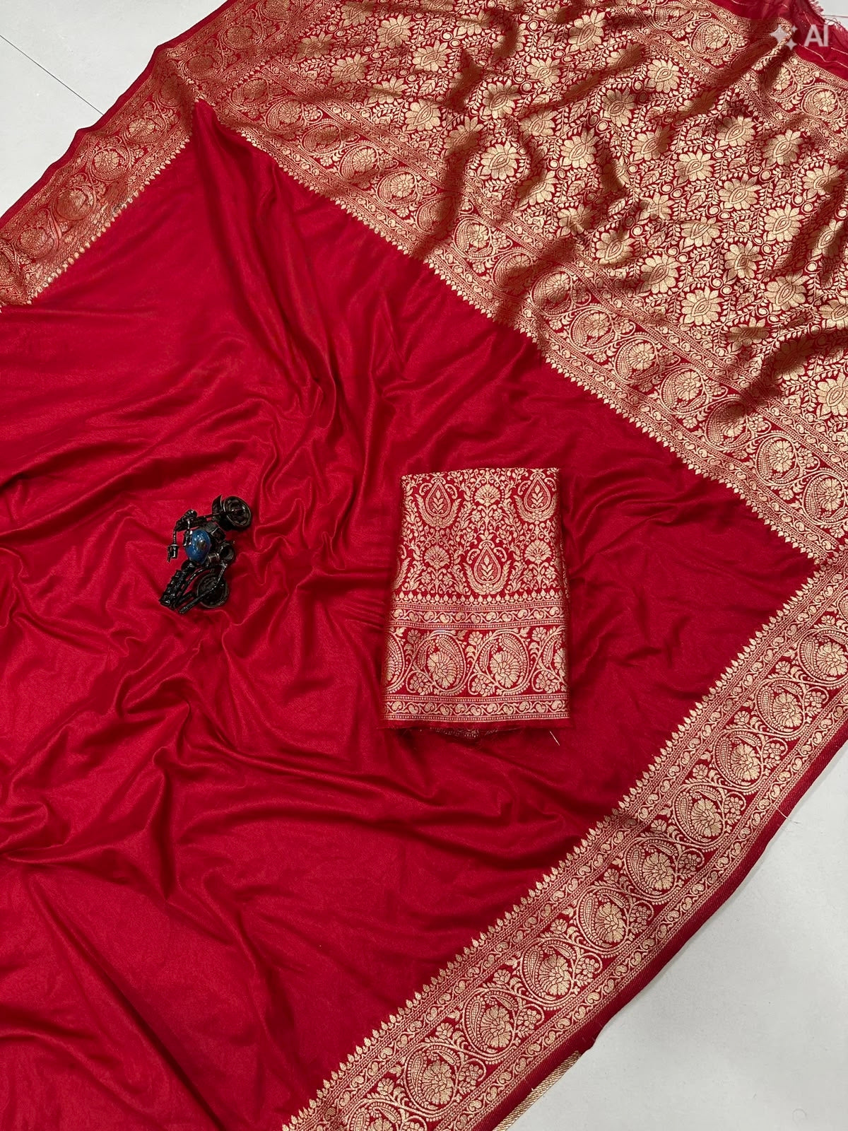 Kanjivaram style soft silk saree