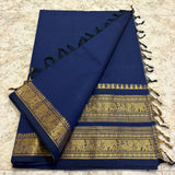 Chettinadu Pure Cotton kanchi zari Saree