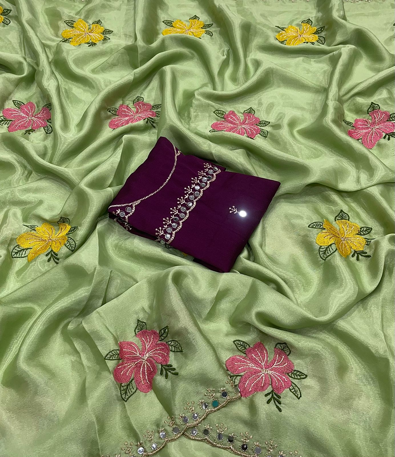 Soft rangoli silk saree