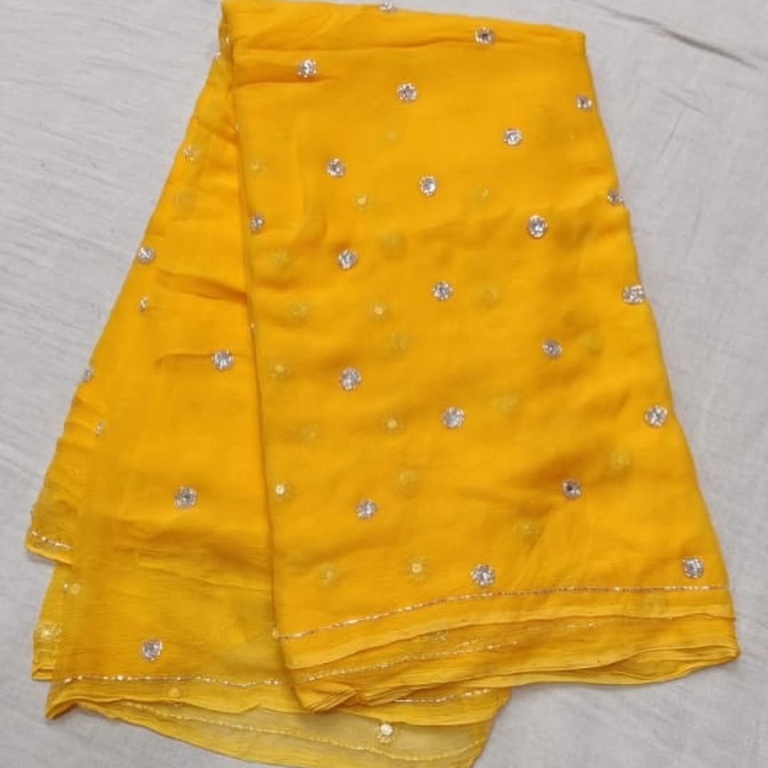 Soft chiffon buttis pattern