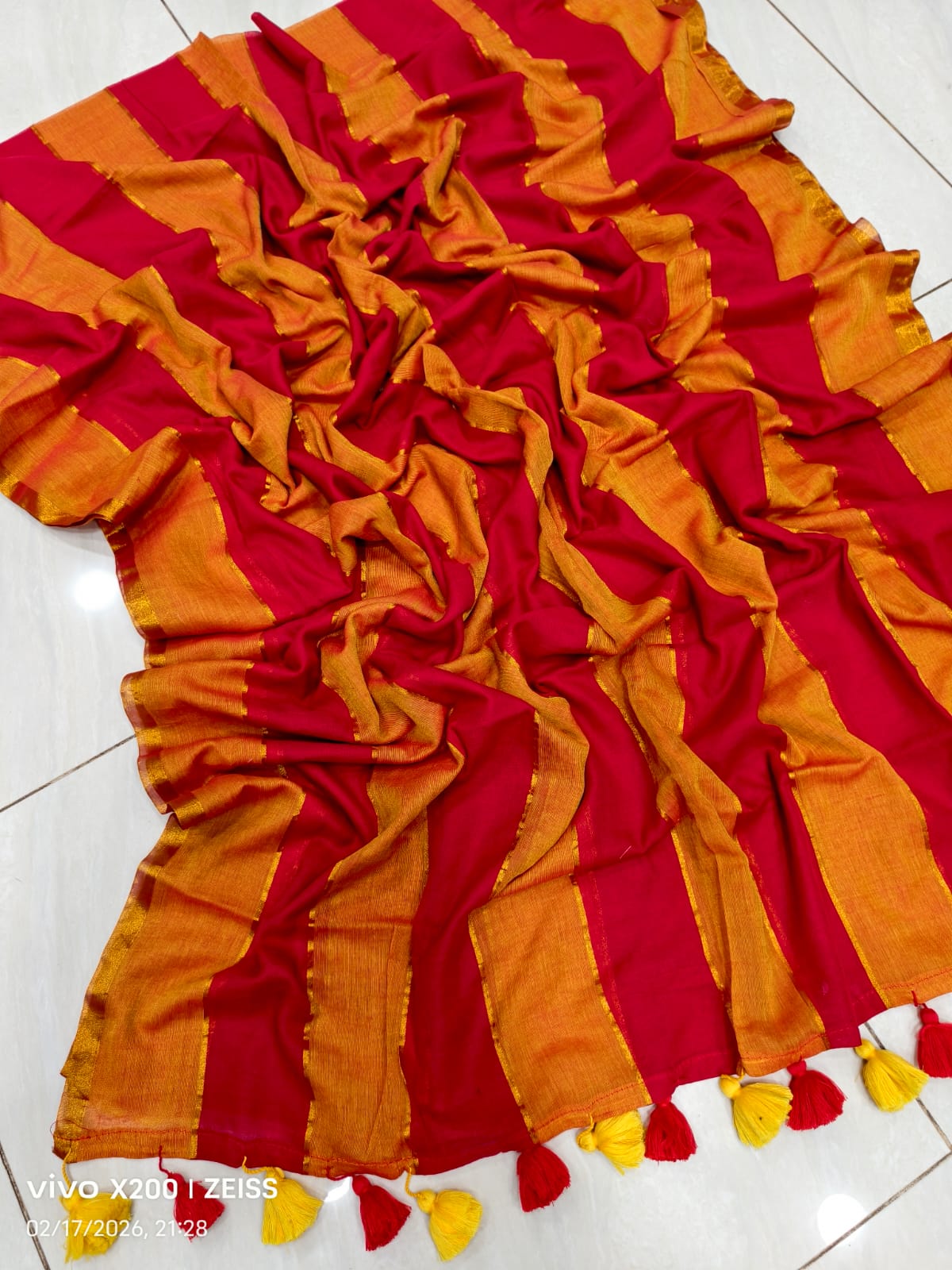 Mul Cotton 120 count saree