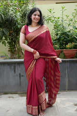 Mysore silk big boarder saree