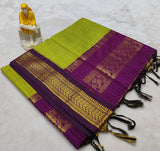 Kalyani pattu cotton checks saree