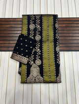 Kaddi viscose georgette tissue saree