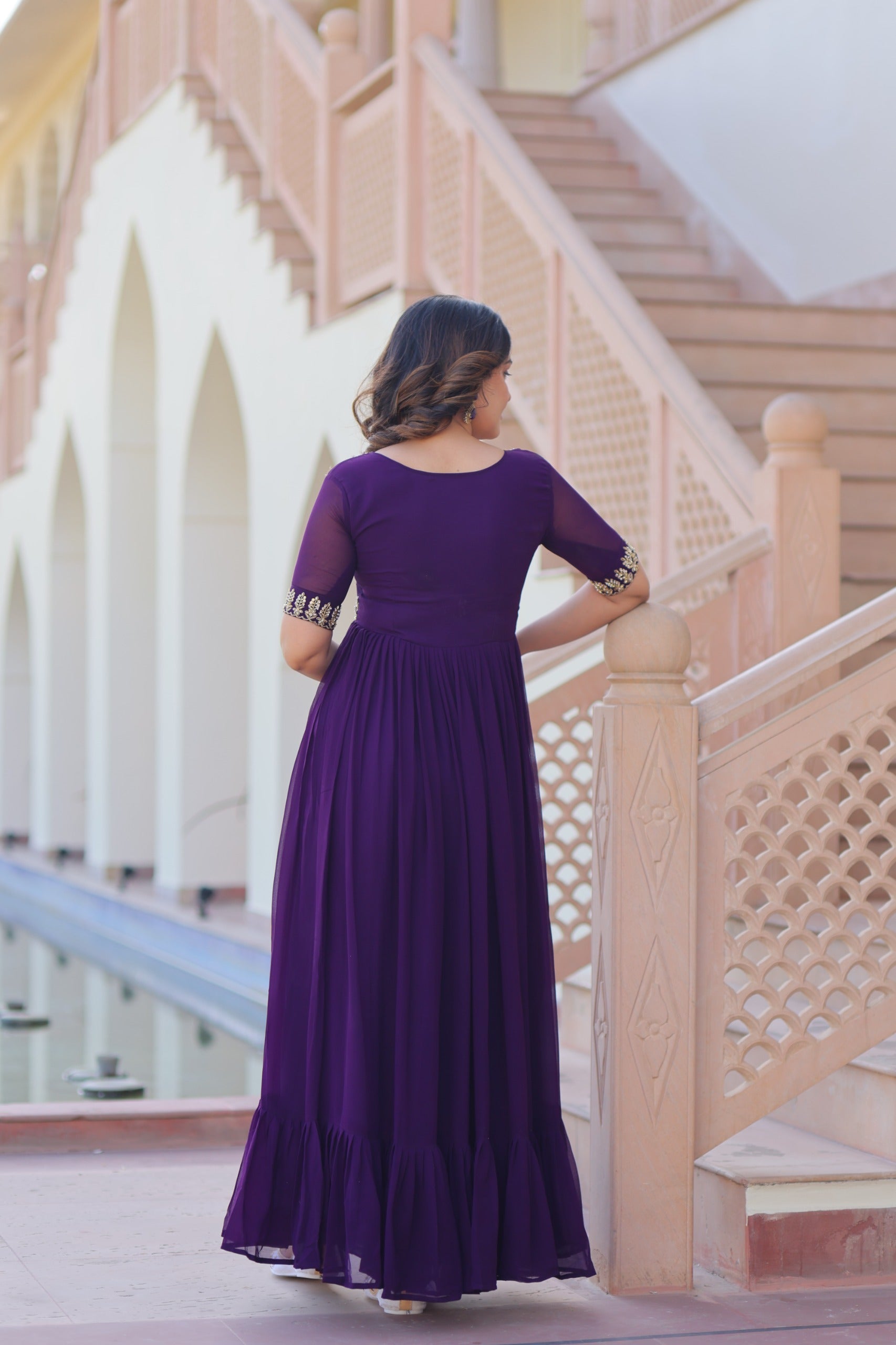 Party wear designer long frock