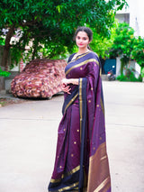 Banarasi mashroom soft silk pattu saree