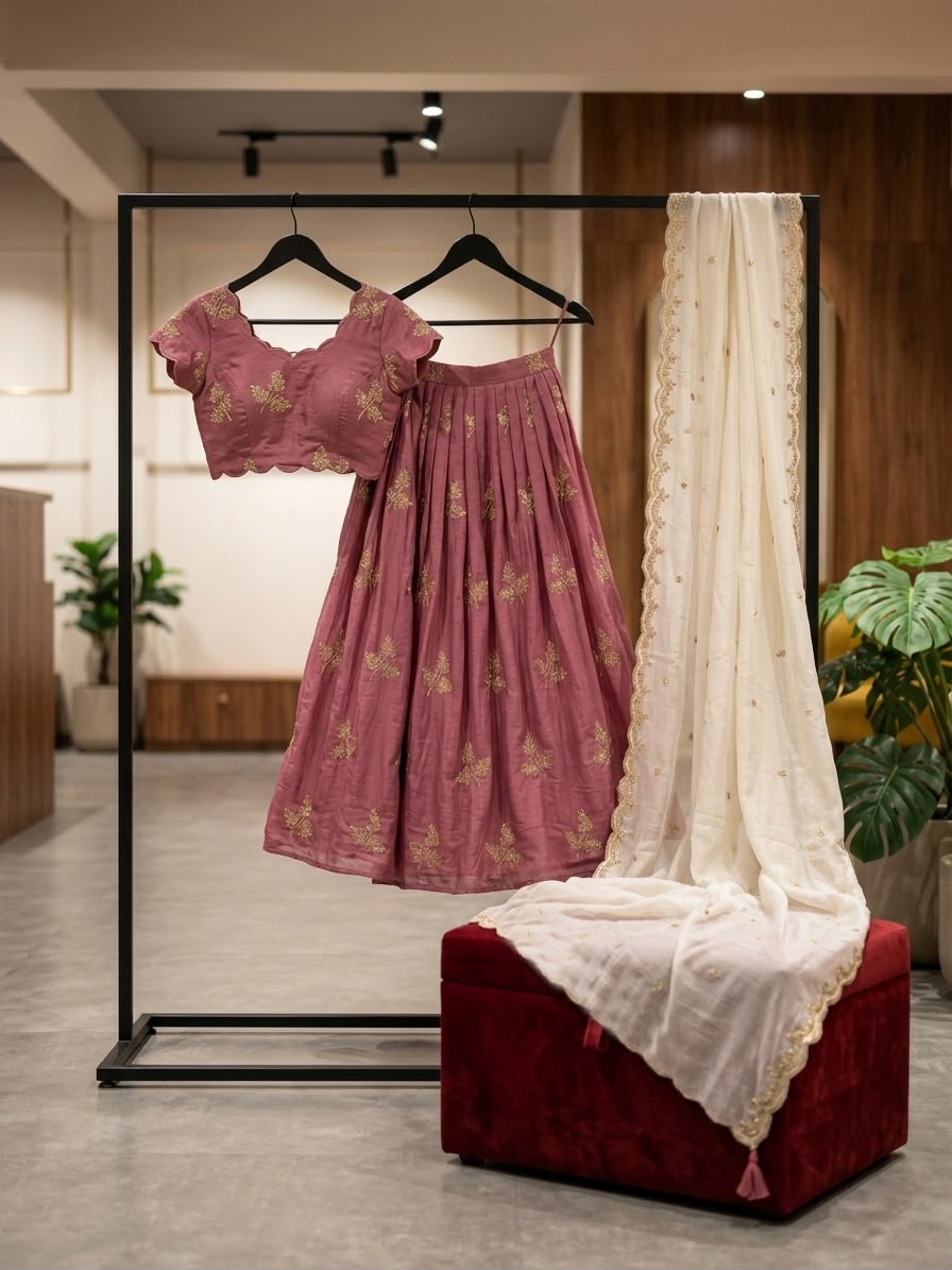 Party wear fully stitched lehanga