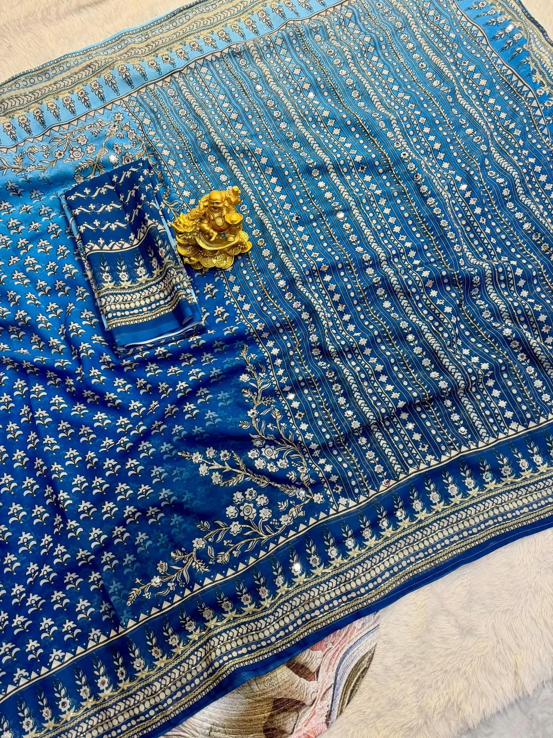 Kareena Kapoor inspired multi shade saree