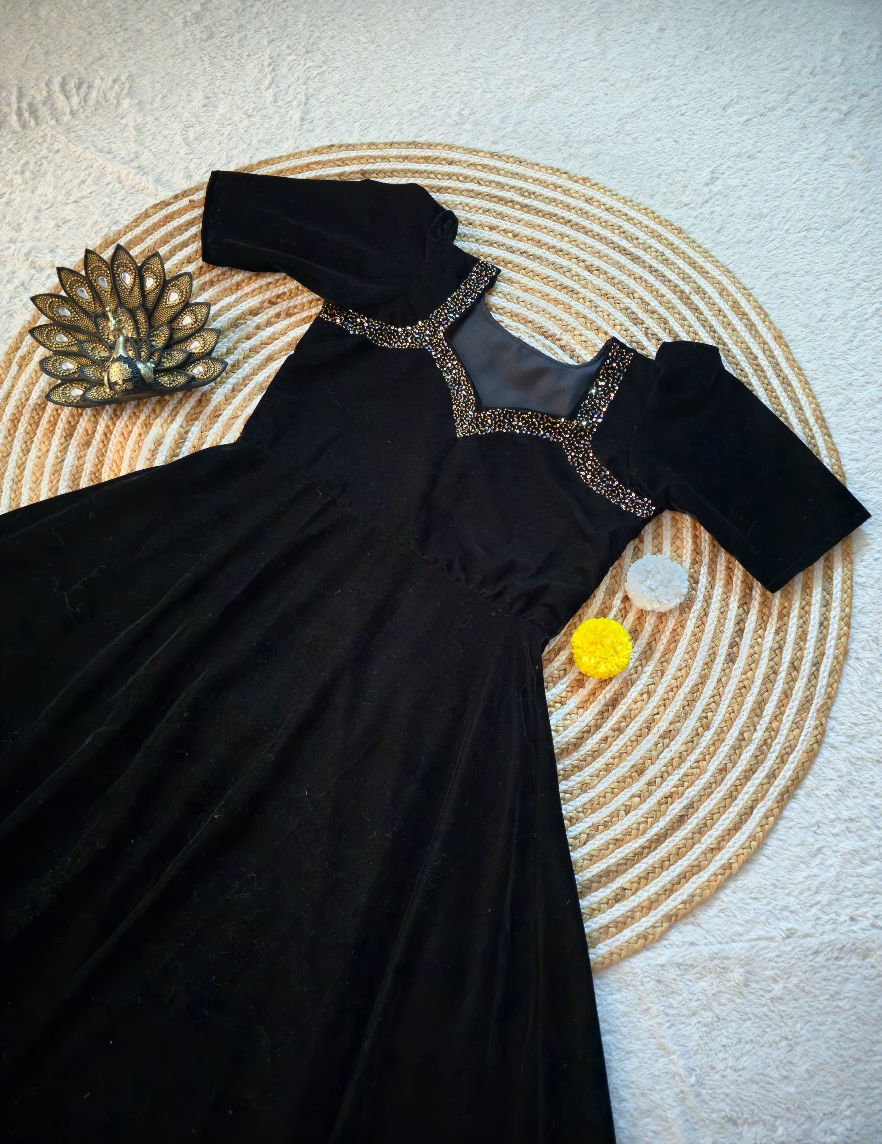 Velvet frocks