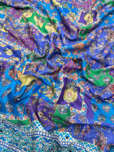 Premium Laya celeb inspired ajrak saree