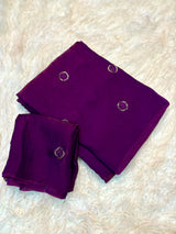 Space silk beads buttis saree