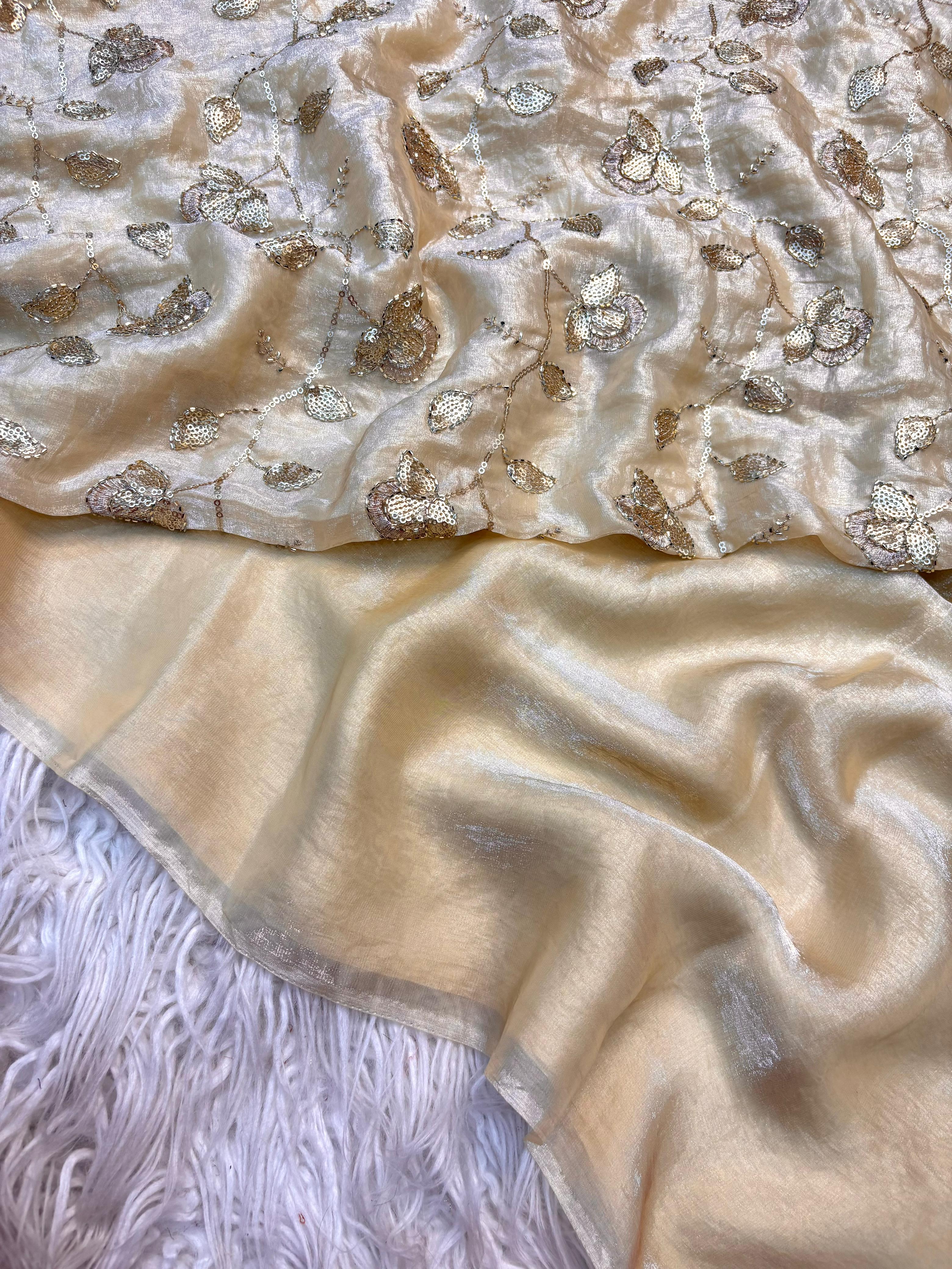 Space Silk party wear saree