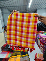 Korean inspired pure mul cotton saree